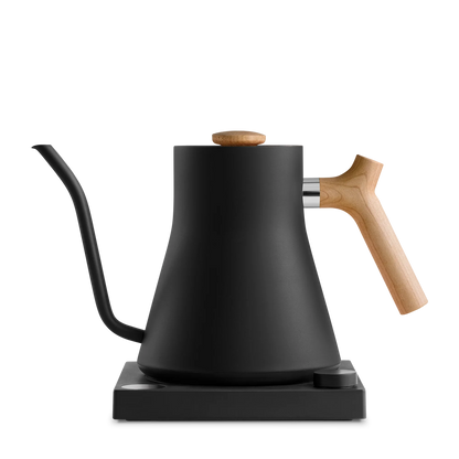 Rebrew Stagg EKG Electric Kettle - Rebrew Stagg EKG Electric Kettle - Matte Black + Maple | Fellow