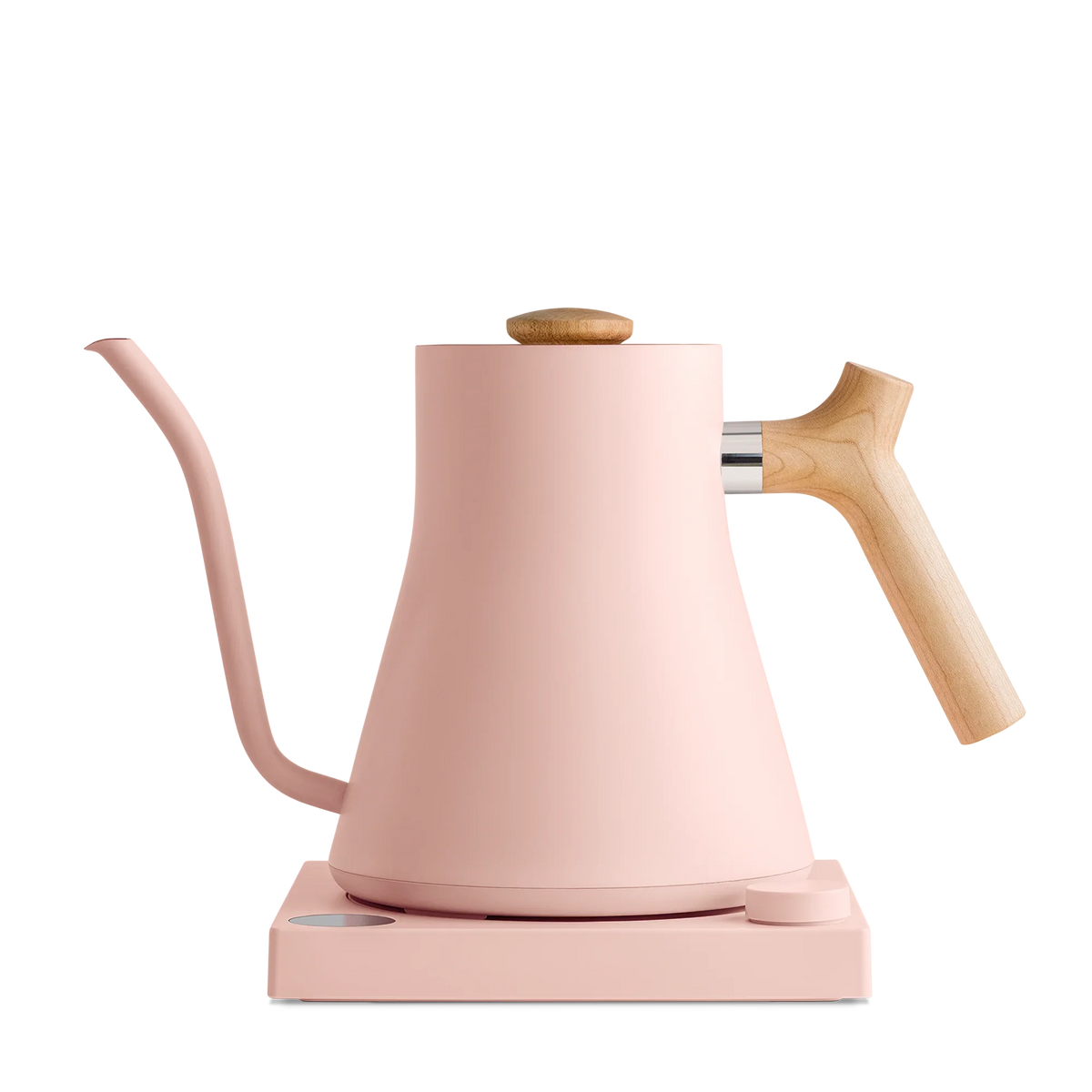 Rebrew Stagg EKG Electric Kettle - Rebrew Stagg EKG Electric Kettle - Warm Pink + Maple | Fellow